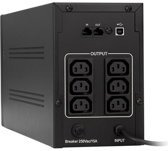 Источник бесперебойного питания ExeGate SpecialPro Smart LLB-1600 LCD AVR C13 RJ USB 1600VA/950W LCD AVR 6хC13 RJ45/11 USB 285509