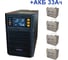 Комплект ИБП ELTENA Monolith B 2000LT (2000Вт) + 4шт. АКБ AQQU 12ML33 (12В, 33Ач) MB2000LT/12ML33 1