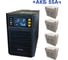 Комплект ИБП ELTENA Monolith B 2000LT (2000Вт) + 4шт. АКБ AQQU 12ML55 (12В, 55Ач) MB2000LT/12ML55 1