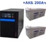 Комплект ИБП ELTENA Intelligent 2000LT3 (1600Вт) + 2шт. АКБ AQQU 12ML200 (12В, 200Ач) I2000LT3/12ML200 1