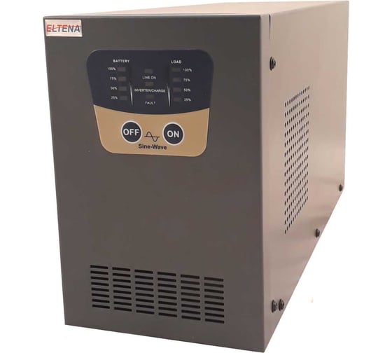 Комплект ИБП ELTENA Intelligent 1500LT2 (1050Вт) + 3шт. АКБ AQQU 12GL100 (12В, 100Ач) + стеллаж I1500LT2/12GL100/BFS