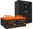 Комплект ИБП ExeGate FineSine SX-5000.LCD.AVR.2SH.T + Батарея HR 12-75-М6 75Ач 4шт ИБП EX296004RUS: 5000VA/3500W, чистая синусоида, цветной LCD-дисплей, AVR 301561 1