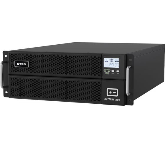 ИБП однофазный NTSS MRT 10 кВА c АКБ 16х9Ач, клеммный терминал, 2U напольныйшт NTSS-UPS-MRT-1110B 1