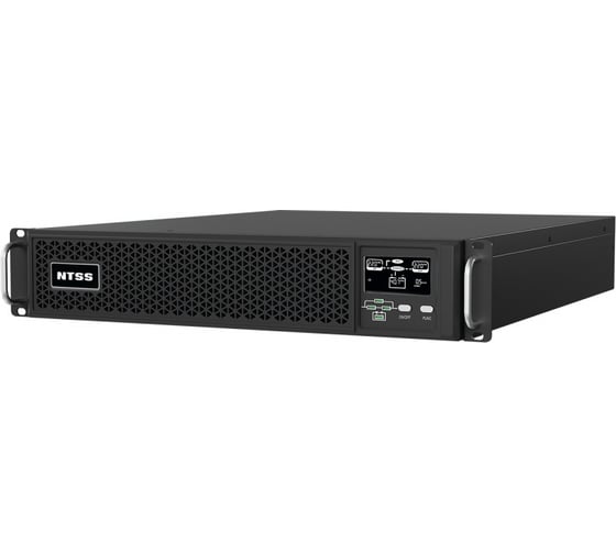ИБП однофазный NTSS SRT 1 кВА c АКБ 3х9Ач, выходные розетки 8 x IEC-320 C13, 2U напольныйшт NTSS-UPS-SRT-1101B 1