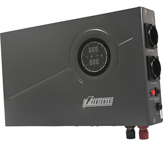 ИБП POWERMAN Smart 800 INV Graphite с внешними аккумуляторными батареями 6195081