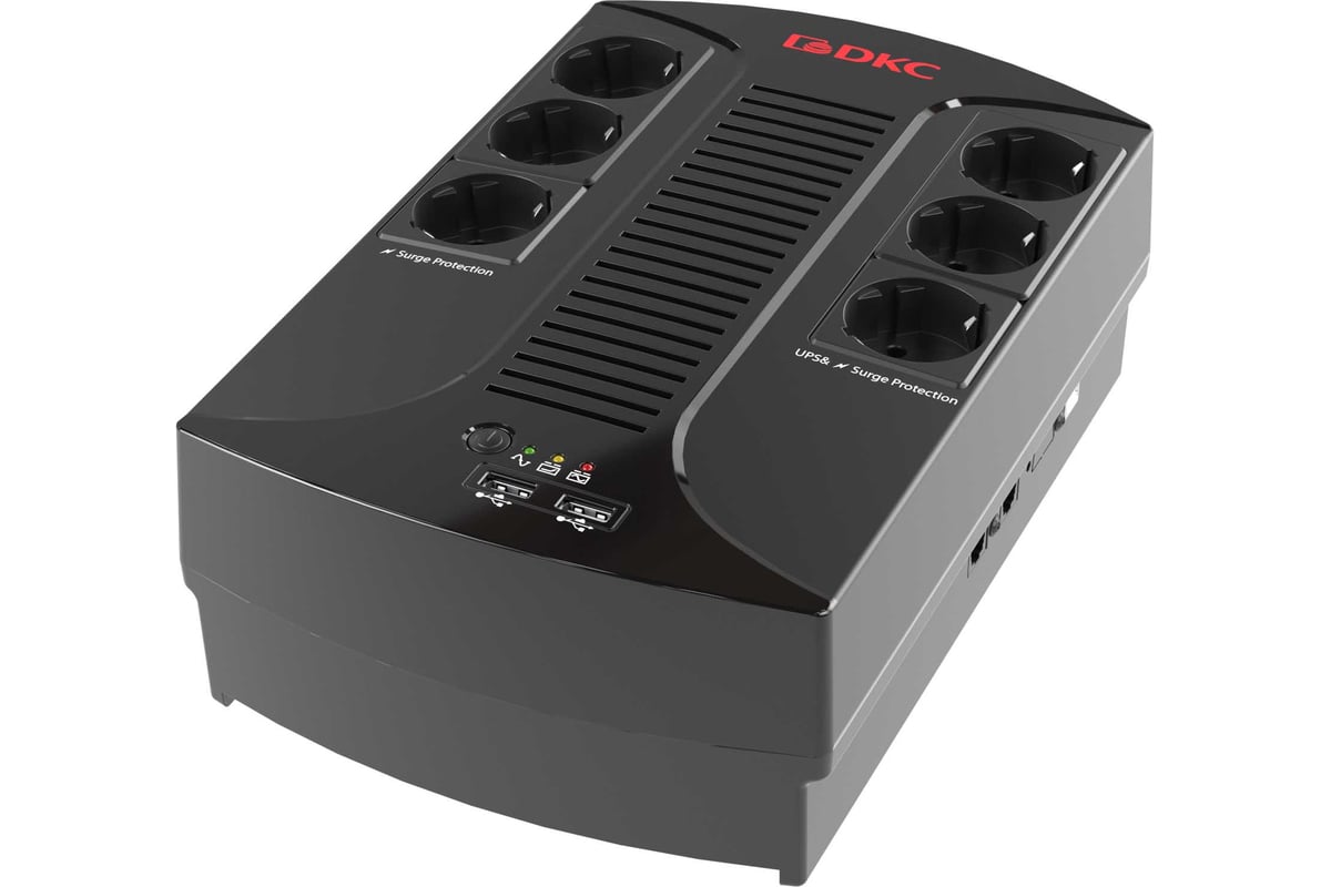 Источник бесперебойного питания DKC INFOPDU800 / 800 ВА / 480 Вт / 8 x CEE 7 (евророзетка), фото2