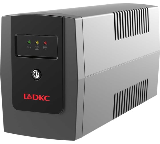 Линейно-интерактивный источник бесперебойного питания DKC серии Info, 800 ВА/480 Вт, 1/1, 2xSchuko,1x8Aч INFO800S
