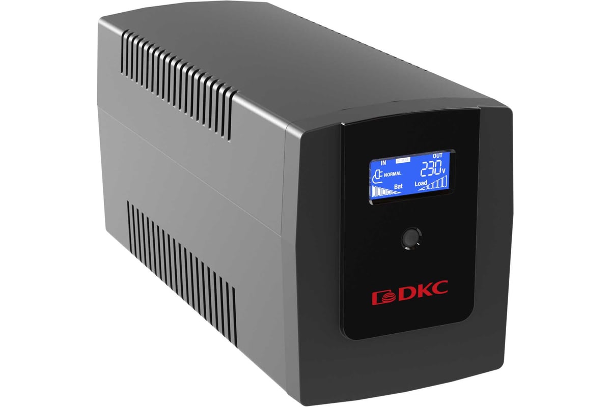 Источник бесперебойного питания DKC INFOLCD1200I / 1200 ВА / 720 Вт / 4 x IEC 320 C13 (компьютерный), фото2