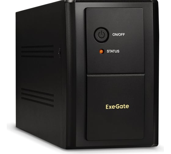 ИБП ExeGate SpecialPro UNB-1500.LED.AVR.C13.RJ 1500VA/950W, LED, AVR, 6/IEC-C13, RJ45/11, Black 285497 1