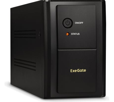 ИБП ExeGate SpecialPro UNB-1600.LED.AVR.EURO.RJ 1600VA/950W, LED, AVR, 4 евророзетки, RJ45/11, Black 285508
