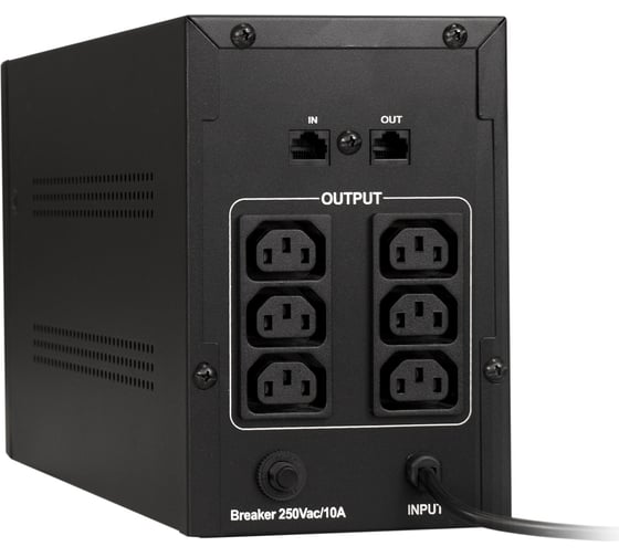 ИБП ExeGate SpecialPro UNB-2200.LED.AVR.C13.RJ 2200VA/1300W, LED, AVR, 6/IEC-C13, RJ45/11, Black 285526