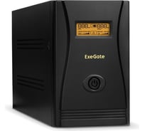 Источник бесперебойного питания ExeGate SpecialPro Smart LLB-1000.LCD.AVR.C13.RJ 1000VA/6/IEC-C13, RJ45/11, Black 285485