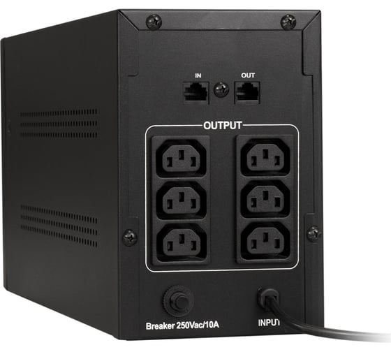 Источник бесперебойного питания ExeGate SpecialPro Smart LLB-2200.LCD.AVR.C13.RJ 2200VA/1300W, LCD, AVR, 6/IEC-C13, RJ45/11 285530