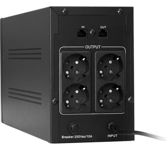 Источник бесперебойного питания ExeGate SpecialPro Smart LLB-2200.LCD.AVR.EURO.RJ 2200VA/1300W, LCD, AVR, 4 евророзетки 285532