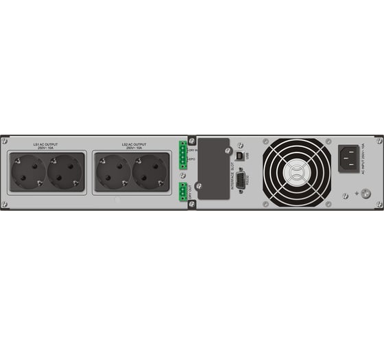 Источник бесперебойного питания IPPON Innova RT 1500 Euro 1350Вт 1500ВА черный 1549935