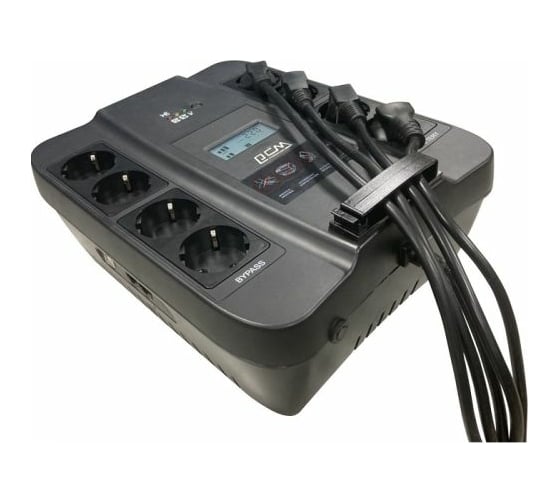 ИБП Powercom, ID1456263, 900VA/540W, Линейно-интерактивный, аппроксимированная си SPD-900U LCD USB