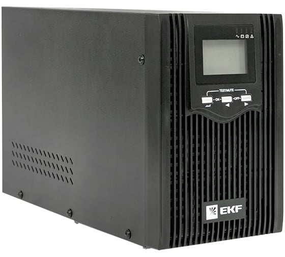 Линейно-интерактивный источник бесперебойного питания EKF E-Power PSW 600 1000 ВА PROxima, напольный, c АКБ 2x12В_7 Ач PSW-610-TB 1