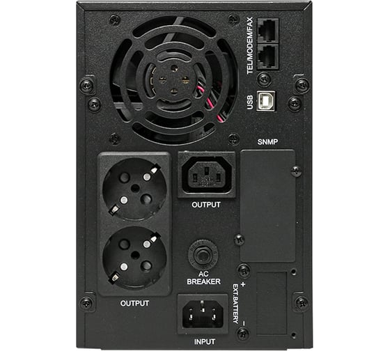 Линейно-интерактивный источник бесперебойного питания EKF E-Power PSW 600 2000 ВА PROxima, напольный, c АКБ 3x12В_9 Ач PSW-620TB