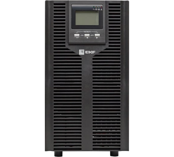 Источник бесперебойного питания двойного преобразования EKF E-Power SW900G4 6000 ВА напольный, 1фазный, 230В, без АКБ SW960G4-T