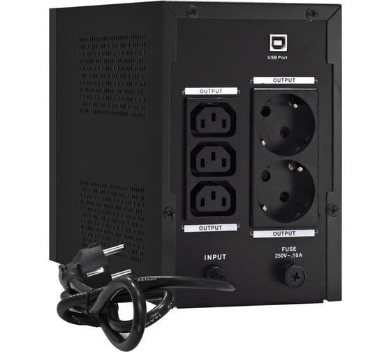 Источник бесперебойного питания ExeGate SpecialPro Smart LLB-1600.LCD.AVR.2SH.3C13.USB 1600VA/950W, 2Sch/3C13, USB, металлический корпус, Black 292804