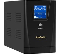 Источник бесперебойного питания ExeGate SpecialPro Smart LLB-2000.LCD.AVR.4C13.RJ.USB 2000VA/1200W, 4C13,RJ45/11,USB, металлический корпус, Black 292631 24608277