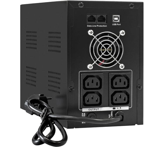 Источник бесперебойного питания ExeGate SpecialPro Smart LLB-2000.LCD.AVR.4C13.RJ.USB 2000VA/1200W, 4C13,RJ45/11,USB, металлический корпус, Black 292631