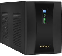 Источник бесперебойного питания ExeGate SpecialPro UNB-3000.LED.AVR.2SH.4C13.RJ.USB 3000VA/1800W, 2Sch/4C13,RJ45/11,USB, металлический корпус, Black 292615 24608469