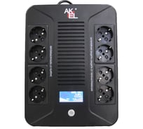 ИПБ AKEL D210-HOME источник бесперебойного питания UPS 1000VA / 600W AVR, 8 розеток 888204