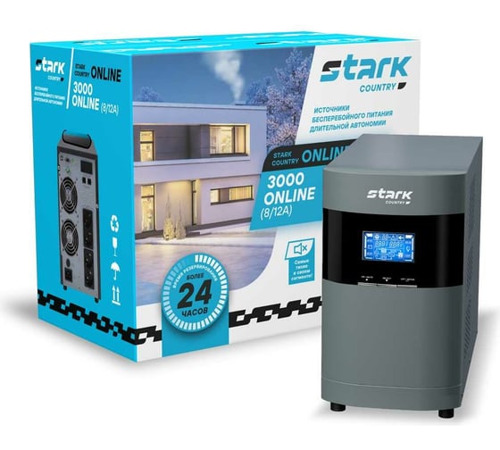 Источник бесперебойного питания Stark Country 3000 Online 12А