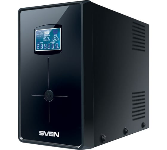Источник бесперебойного питания SVEN Pro + 1000 (LCD, USB) SV-00691