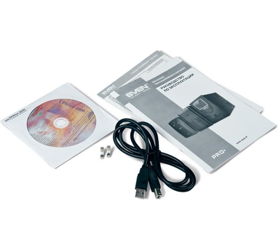Источник бесперебойного питания SVEN Pro + 1000 (LCD, USB) SV-00691