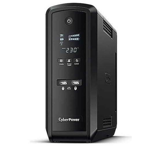 ИБП CYBERPOWER Line-Interactive 1500VA/900W USB/RS-232/RJ11/45 6 EURO CP1500EPFCLCD