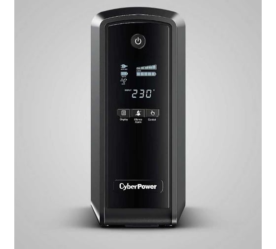ИБП CYBERPOWER Line-Interactive 1500VA/900W USB/RS-232/RJ11/45 6 EURO CP1500EPFCLCD