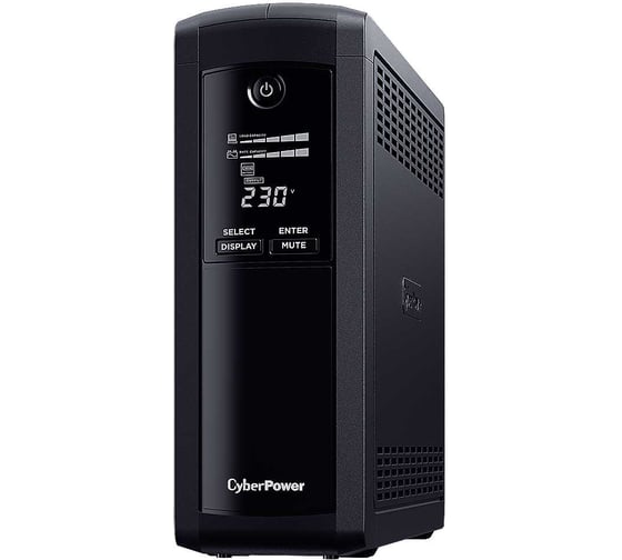 ИБП CYBERPOWER Line-Interactive 1200VA/720W USB/RS-232/RJ11/45 4 + 1 EURO VP1200ELCD
