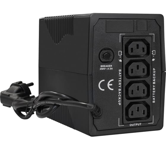 ИБП ExeGate Power Smart ULB-6C13 6C13, Black 292771