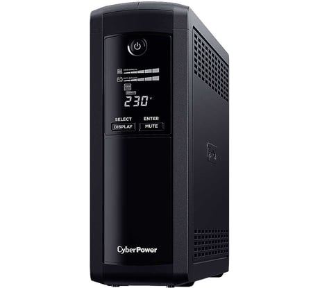 Источник бесперебойного питания CYBERPOWER Line-Interactive VP1600EILCD 1600VA/960W USB/RS-232/RJ11/45 4 + 4 IEC С13 VP1600EILCD