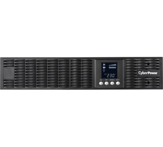 Источник бесперебойного питания CYBERPOWER Online 2000VA/1800W USB/RS-232/EPO/SNMPslot/RJ11/45/ВБМ 8 IEC С13 OLS2000ERT2U