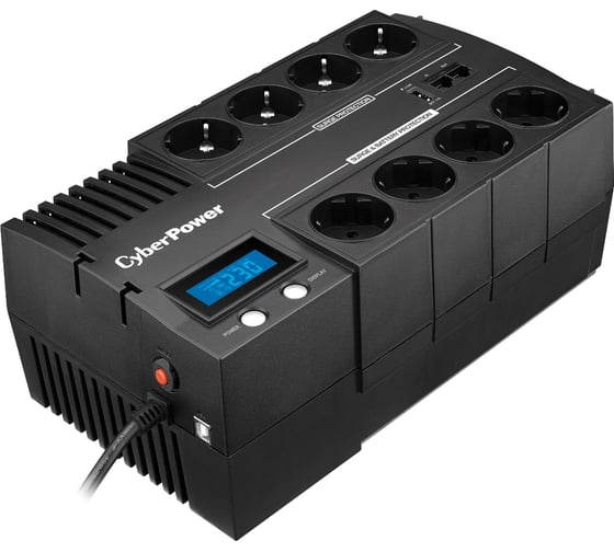 Источник бесперебойного питания CYBERPOWER line-interactive 700va/420w usb/rj11/45/usb charger a (4+4 euro) BR700ELCD