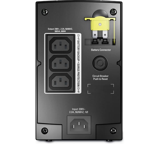 Источник бесперебойного питания APC Back-UPS 500VA 300 3 BX500CI