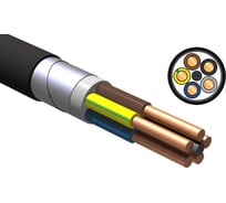 Кабель NVO вбшвнг(а) ls 5x10 гост (80 метров) NVO-KPP-VBSHVNG-LS-5100-80