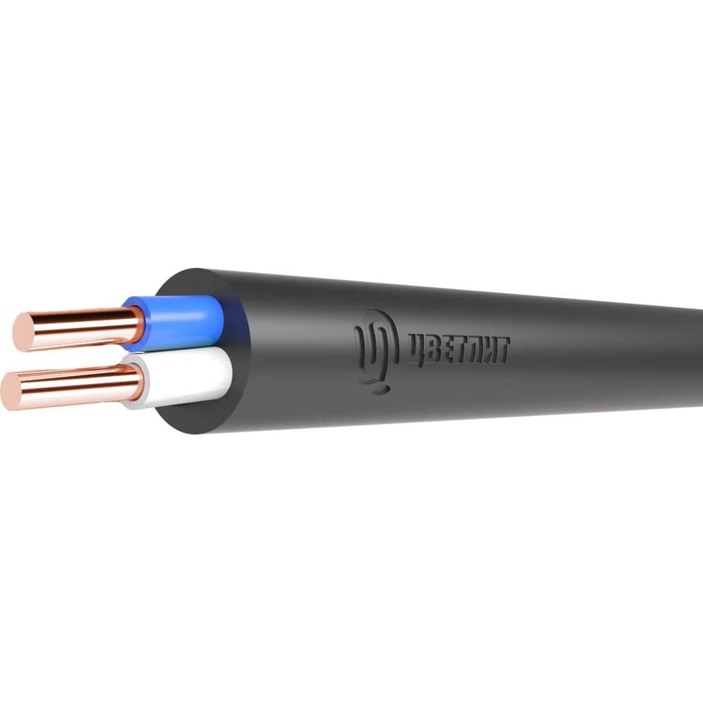 Кабель Цветлит ВВГнг(А)-LS 2x2,5ок(N)-0,66 бухта 100м 00-00148749 ...