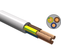 Провод пвсн NVO 3x1,5 гост белый (80 метров) NVO-PVSN-315-80-W