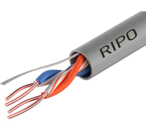 Кабель витая пара Ripo Utp2 cat5e 24awg cca (25м) 001-111001/25 1