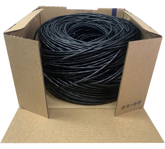 Симметричный кабель связи СКО (Сарансккабель оптика) СКО F/UTP Сat 5e PE 4x2 AWG24 Medium Outdoor 305м УТ-00001845