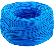 Кабель витая пара Ripo Utp 4 cat6 23awg cu plus, 100м., fluke test (ксвпв -кат.6 4-2-plus) синий 001-112010/100