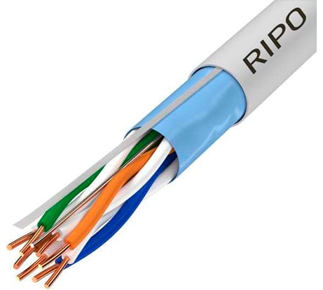 Сетевой кабель Ripo Ftp4 cat5e 24awg cu (50m) 001-122015/50