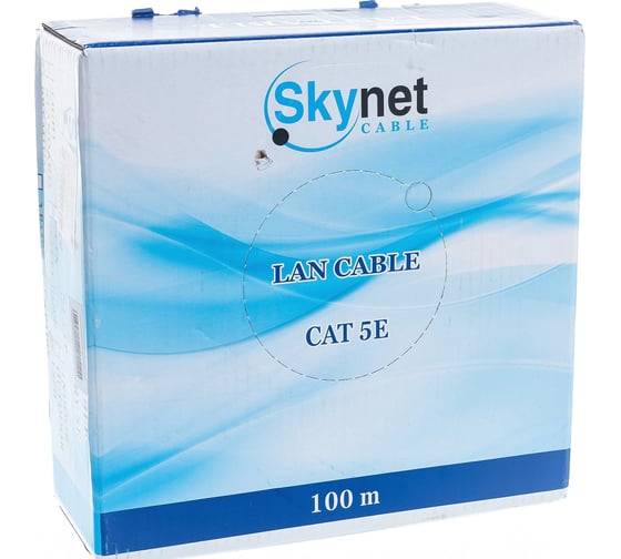 Кабель SkyNet Premium FTP-LSZH 4x2x0,51, медный, FLUKE TEST, кат.5e, однож., 100 м, box, оранжевый CSP-FTP-LSZH-4-CU/100