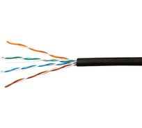 Кабель SkyNet Premium UTP outdoor 4x2x0,51, медный, FLUKE TEST, кат.5e, однож., 305 м, box, черный CSP-UTP-4-CU-OUT