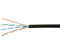 Кабель SkyNet Standart UTP outdoor 4x2x0,48, медный, FLUKE TEST, кат.5e, однож., 305 м, box, черный CSS-UTP-4-CU-OUT