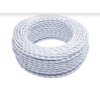 Провод Bironi 3х0,75, белый, глянец, 20м B1-432-071-20